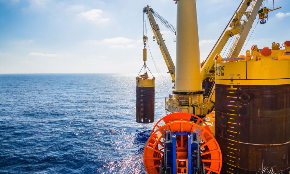 Karish FPSO mooring installation, karish fpso, offshore projects, subsea